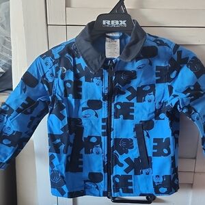 Mickey Mouse Graphic Print Kids Jacket